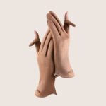 Guantes de equitación Touch Screen Plus Velvet Keep Warm, Women Camel