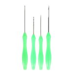 Aguja de anzuelo de pesca de carpa aguja de anzuelo de cebo de cuentas de pesca, 4 PCS / Set