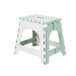 Práctico taburete portátil plegable para exteriores para el hogar, Green Medium