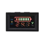 Interruptor de visualización del medidor de potencia de voltaje de la batería de litio del coche eléctrico, 7-100V