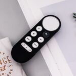 Funda protectora de silicona anticaída con Control remoto para Google Chromecast 2020 Y16, Y16 (Black)
