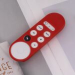 Funda protectora de silicona anticaída con Control remoto para Google Chromecast 2020 Y16, Y16 (Red)