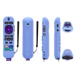 Para TCL Roku Voice Remote Pro Y30 Control remoto Funda protectora de silicona a prueba de golpes, For TCL Roku Voice Remote Pro(Luminous Blue)