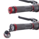 Espejo retrovisor plegable para manillar de bicicleta, With Light - Imagen 4