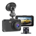 C900 3 pulgadas 1080P HD Grabadora de conducción con detección de movimiento de doble lente