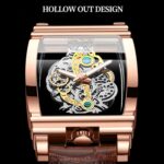 BINBOND B5011 Gear Hollow exterior impermeable luminoso hombres relojes de negocios - Imagen 4