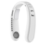Ventilador de cuello colgante de refrigeración de semiconductores F63 Mini ventilador silencioso USB para exteriores, F63 White