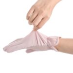 1 par de guantes de seda helada para pesca con dedos ultravioleta finos transpirables con protección solar de verano, Free Size - Imagen 4
