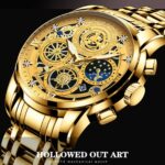 BINBOND 4010 Reloj de cuarzo luminoso ahuecado impermeable multifuncional - Imagen 4