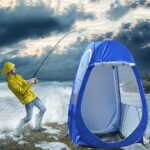 ZL-8802 Tienda individual de pesca plegable a prueba de lluvia y parasol para exteriores con ventana doble, ZL-8802 (Royal Blue) - Imagen 2