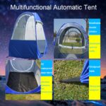 ZL-8802 Tienda individual de pesca plegable a prueba de lluvia y parasol para exteriores con ventana doble, ZL-8802 (Royal Blue) - Imagen 4