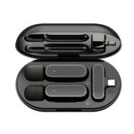 Micrófono lavalier inalámbrico con caja de carga Micrófono de grabación de video con reducción de ruido, especificaciones:, K63 One To Two  Type-C Interface