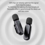 Micrófono lavalier inalámbrico con caja de carga Micrófono de grabación de video con reducción de ruido, especificaciones:, K61 One To One Type-C Interface - Imagen 2