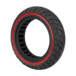 Para Ninebot Max G30 10 X 2.5 pulgadas (60/70-6.5) Neumático de caucho sólido para scooter, 10 X 2.5 Inch Red Line