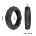 Neumático sólido de 10x2,125 pulgadas para patinete eléctrico Ninebot Segway F20/F25/F30/F40 - Imagen 4