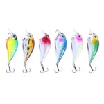 HENGJIA CB060 7 cm 9,5 g señuelo VIB Rock Little Fatty cebos falsos flotantes, 6 Colors