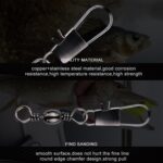 HENGJIA SS007 50 unids/bolsa conector B-pin 8 formas accesorios de bucle giratorio, 12+1B (25.5mm) - Imagen 4