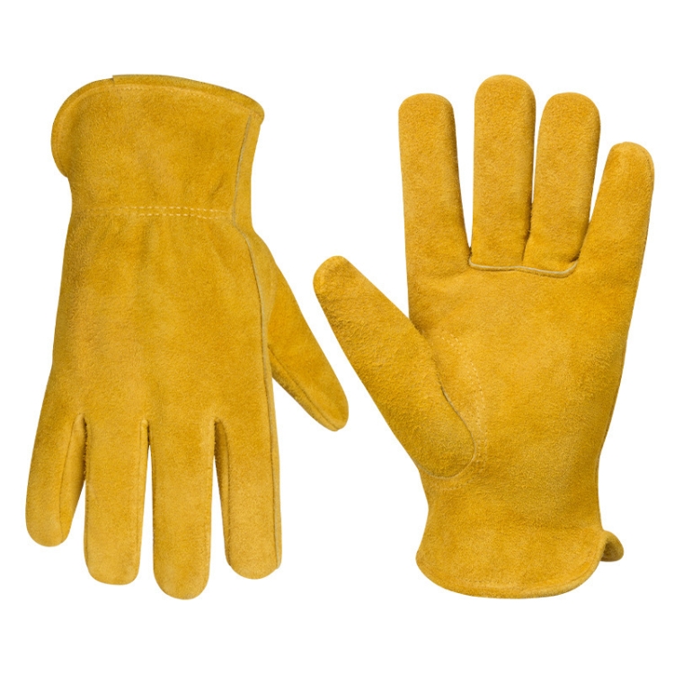 TBD0603471101C.jpg A2421 Guantes de soldadura de alta temperatura de cuero de vaca Guantes anti-calor de papel de aluminio aislado, A2421 XL - Imagen 1