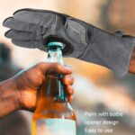 Guantes de barbacoa para campamento al aire libre Guantes aislantes resistentes a altas temperaturas, 2417 - Imagen 4