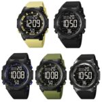 SKMEI 1845 Reloj deportivo multifuncional impermeable para exteriores con esfera grande para hombres - Imagen 2