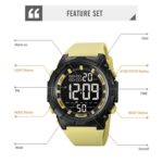 SKMEI 1845 Reloj deportivo multifuncional impermeable para exteriores con esfera grande para hombres - Imagen 4