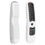 Funda de silicona para mando a distancia de TV LG AN-MR21GC / AN-MR21N / AN-MR21GA, GS0020 White