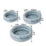 Piscina redonda para bebés, juguetes de agua para niños de verano, bañera inflable, NO.150 - Imagen 3