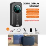 YX1920SH Vehículo de arranque de emergencia Fuente de alimentación Bomba de aire Máquina todo en uno, 8000mAh+EVA Bag - Imagen 2