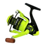 Rueda giratoria Taza de alambre de metal Rueda de pesca, YUMOSHI OE4000 (Green) - Imagen 3