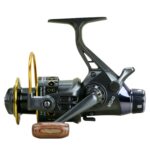 Carrete de pesca con freno delantero y trasero de cabeza metálica de descarga doble, YUMOSHI MG60 - Imagen 3