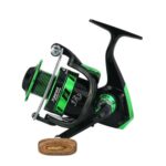 YUMOSHI Serie GL Líneas de pesca Carrete giratorio, GL6000 Black