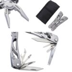 Alicates multifuncionales Cuchillo plegable Herramienta de emergencia para el hogar al aire libre, RDEER RT-2338 - Imagen 3