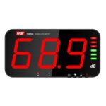 Detector de decibelios de medidor de ruido montado en la pared de pantalla grande, TA653A
