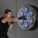 Práctica de boxeo electrónica montada en la pared del entrenador de boxeo de música inteligente Bluetooth