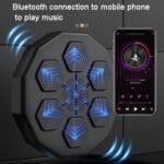 Práctica de boxeo electrónica montada en la pared del entrenador de boxeo de música inteligente Bluetooth - Imagen 4