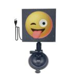 Pantalla LED dinámica con emoticono Bluetooth para coche, interfaz USB de 5 V