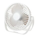 Ventilador eléctrico 3 en 1 Mini ventilador de turbina sin escobillas silencioso de escritorio montado en la pared, Rechargeable - Imagen 2