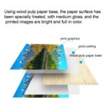 A4 100 hojas de papel recubierto de alto brillo de color compatible con impresión a doble cara para impresora láser a color, 157gsm - Imagen 3