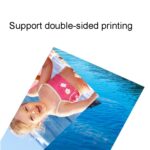 A4 100 hojas de papel recubierto de alto brillo de color compatible con impresión a doble cara para impresora láser a color, 157gsm - Imagen 4