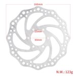 Para Dualtron Thunder Ultra Scooter eléctrico 160 mm Freno de disco de 6 orificios - Imagen 4