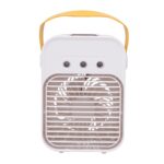 Mini ventilador de aire acondicionado de escritorio, enfriador de aire de humidificación por pulverización para el hogar