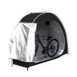 Cobertizo impermeable para almacenamiento de bicicletas al aire libre Oxford 210D Tienda de bicicletas resistente, Ejercito verde, Negro