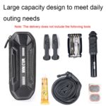WILD MAN XT11 0.5L EVA Hard Shell bolsa de bicicleta de montaña soporte para botella de agua Kit de herramientas de reparación, XT11 - Imagen 4