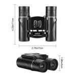Potentes binoculares plegables HD para cazar y acampar al aire libre, 200 x 25 Standard - Imagen 2
