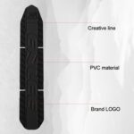 ENLEE E-645 protectores de cuadro de bicicleta, cubiertas de parachoques para bicicleta de montaña y carretera, protectores de tubo inferior - Imagen 3