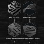 ENLEE E-645 protectores de cuadro de bicicleta, cubiertas de parachoques para bicicleta de montaña y carretera, protectores de tubo inferior - Imagen 4