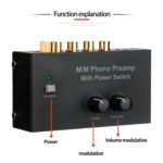 Preamplificador de tocadiscos de vinilo, enchufe estadounidense, PP500 US Plug - Imagen 3