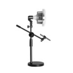 Luz de relleno en forma de hongo + Kit de soporte de fotografía superior de escritorio para foto/vídeo, 80W 120mm - Imagen 2