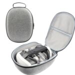 Para Meta Quest 3 VR bolsa de almacenamiento EVA estuche rígido bolso, Grey