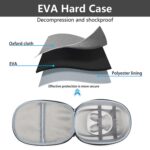 Para Meta Quest 3 VR bolsa de almacenamiento EVA estuche rígido bolso, Grey - Imagen 4